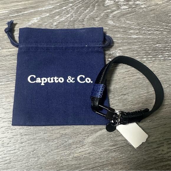 Caputo & Co. Embossed Wheat Braided Bracelet NEW - Picture 3 of 6